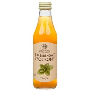 sok jabłkowy tłoczony z miętą nieklarowany 250 ml - rembowscy.jpg