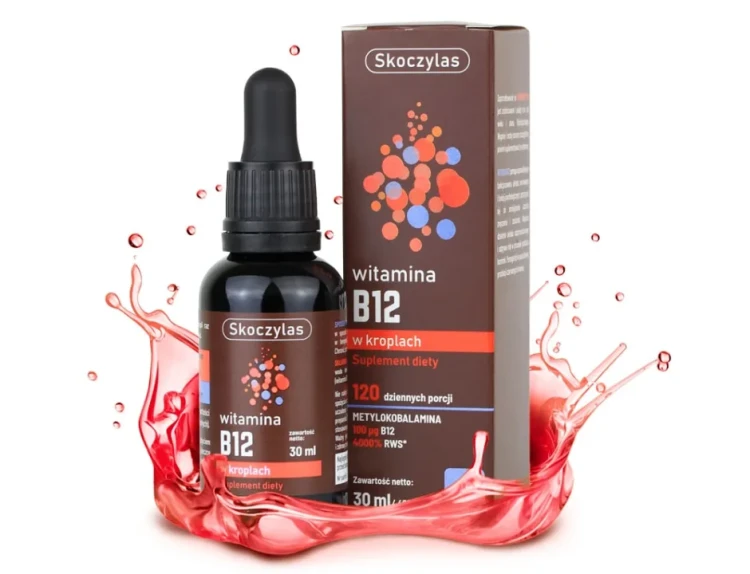 Witamina B12 w kroplach (forma metylowana) - Skoczylas