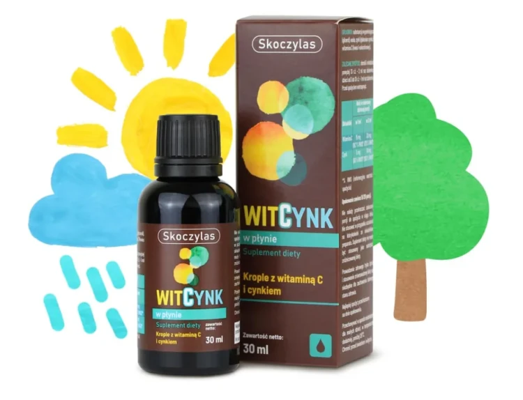 WitCynk w płynie - Witamina C, Cynk  - Skoczylas