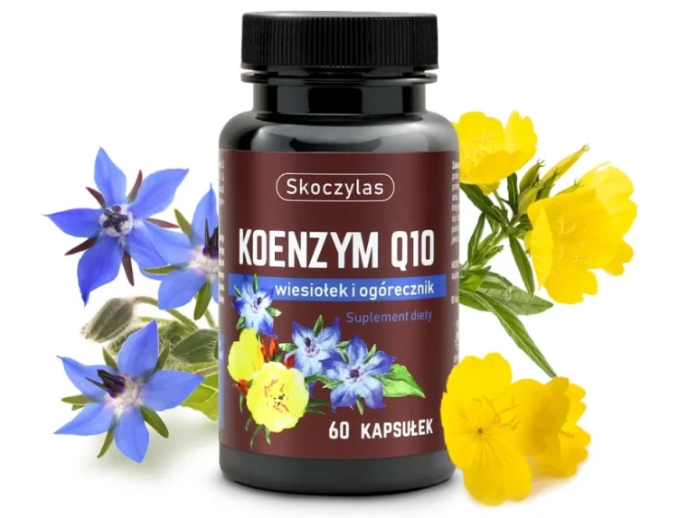 Koenzym Q10, wiesiołek i ogórecznik  - Skoczylas