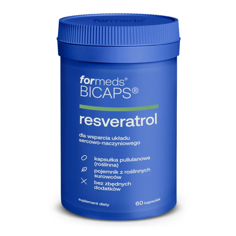 BICAPS RESVERATROL 60 kapsułek ForMeds