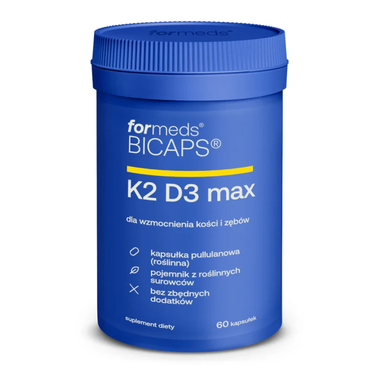 BICAPS K2D3 MAX 60 kapsułek ForMeds