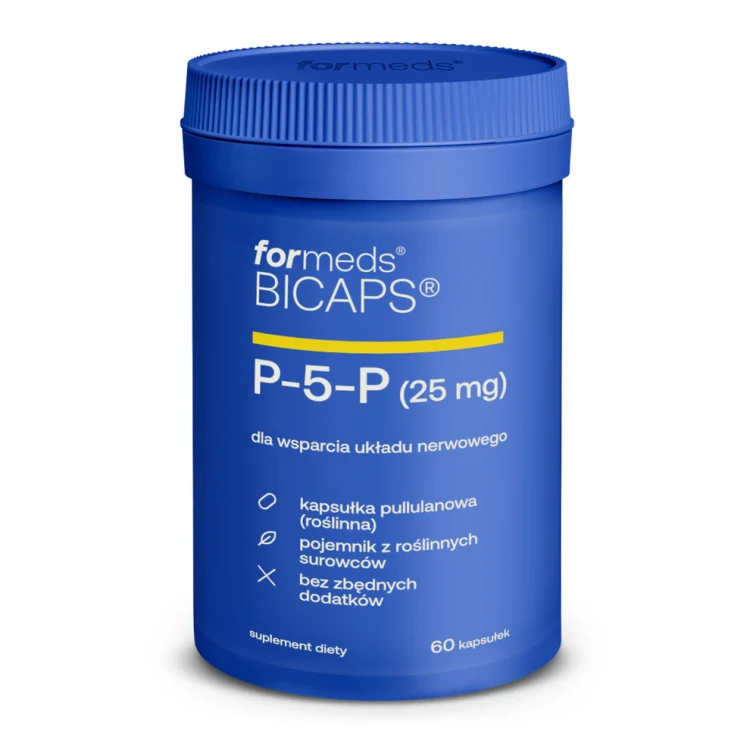 BICAPS witamina B6 P-5-P 60 kapsułek ForMeds