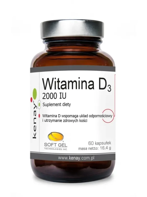 WITAMINA D3 2000 60 kaps. - KENAY