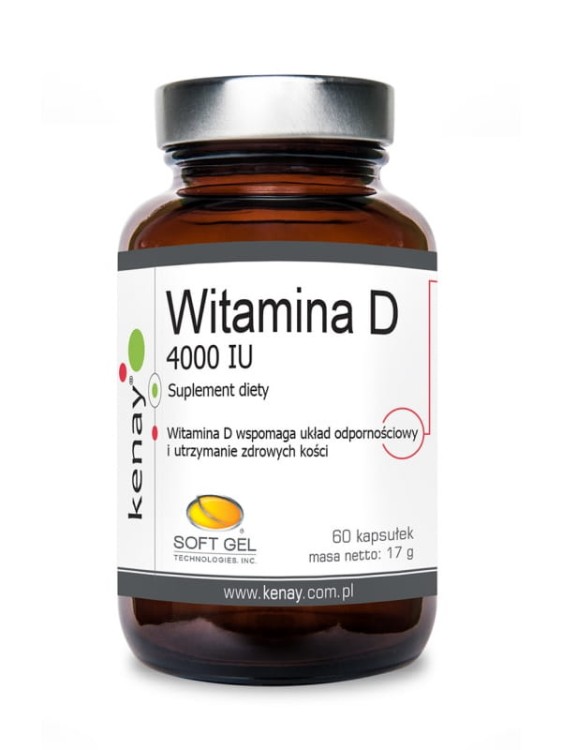 WITAMINA D3 4000 IU (60 kapsułek) - KENAY