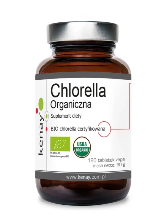 CHLORELLA ORGANICZNA - 180 tabl. - KENAY