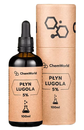 ChemWorld - Płyn Lugola 5% 100 ml - Jod Czysty