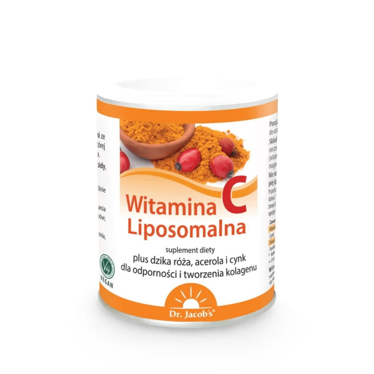 Liposomalna Witamina C Dzika Róża + Acerola i Cynk