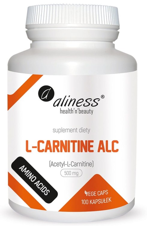 L-Carnityne ALC 500 mg, Aliness - 100 Vege caps.