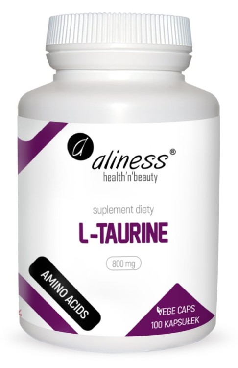 L-Taurine 800 mg, Aliness - 100 Vege caps