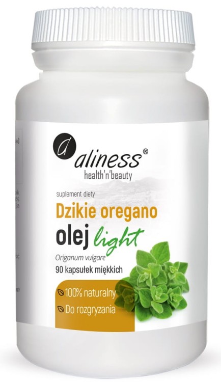 Dzikie Oregano Light 100%, Aliness - 90 kaps