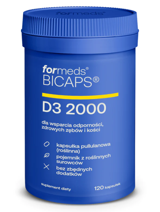 BICAPS D3 2000 120 kapsułek ForMeds