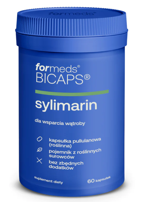 BICAPS SYLIMARIN sylimaryna 60 kapsułek ForMeds