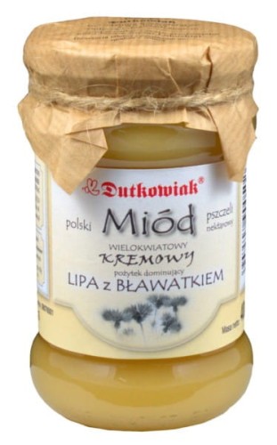 Miód lipa z bławatkiem 400g Pasieka Dutkowiak