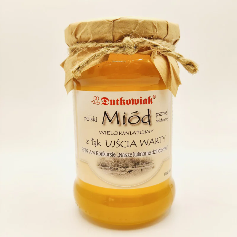 Miód z łąk ujścia warty 400g Pasieka Dutkowiak
