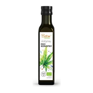 olej konopny tłoczony na zimno bio 250 ml - batom.jpg