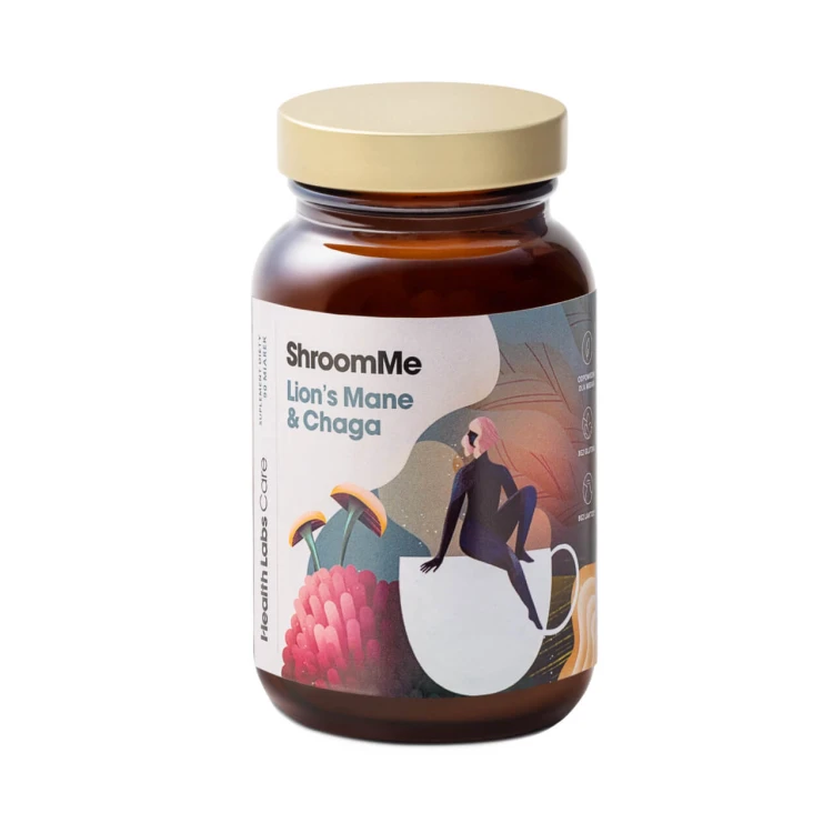 ShroomMe Lion’s Mane &amp; Chaga 90 miarek Health Labs Care