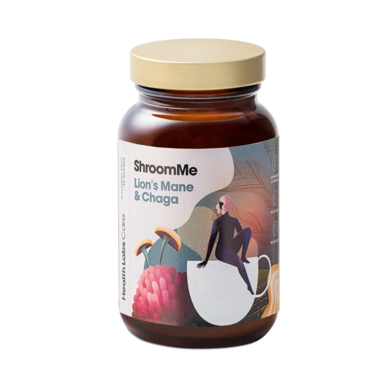 ShroomMe Lion’s Mane &amp; Chaga 90 miarek Health Labs Care
