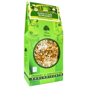 herbatka z koszyczków rumianku bio 100 g - dary natury.jpg
