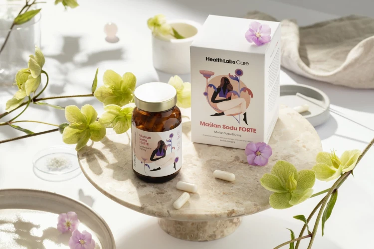 Maślan Sodu Forte 60 kapsułek  Health Labs Care