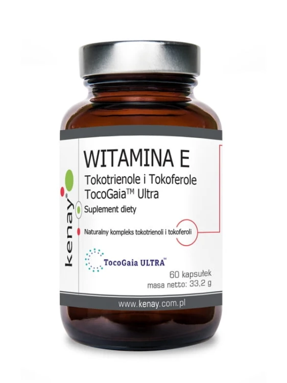 WITAMINA E Tokotrienole i Tokoferole TocoGaia™ Ultra (60 kapsułek) - KENAY