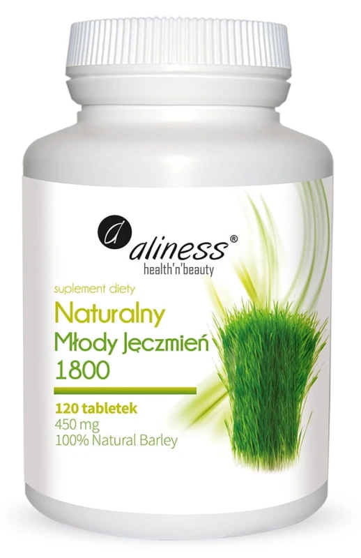 Naturalny Młody Jęczmień, Aliness - 120 tab.