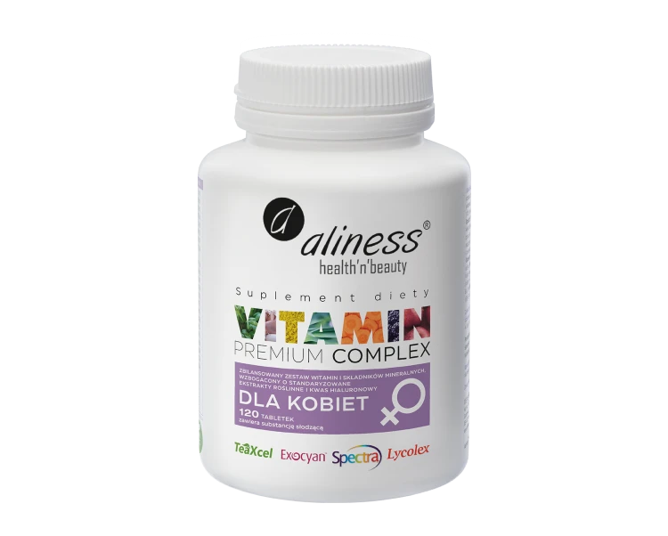 Premium Vit. Complex dla kobiet, Aliness - 120 tabl.
